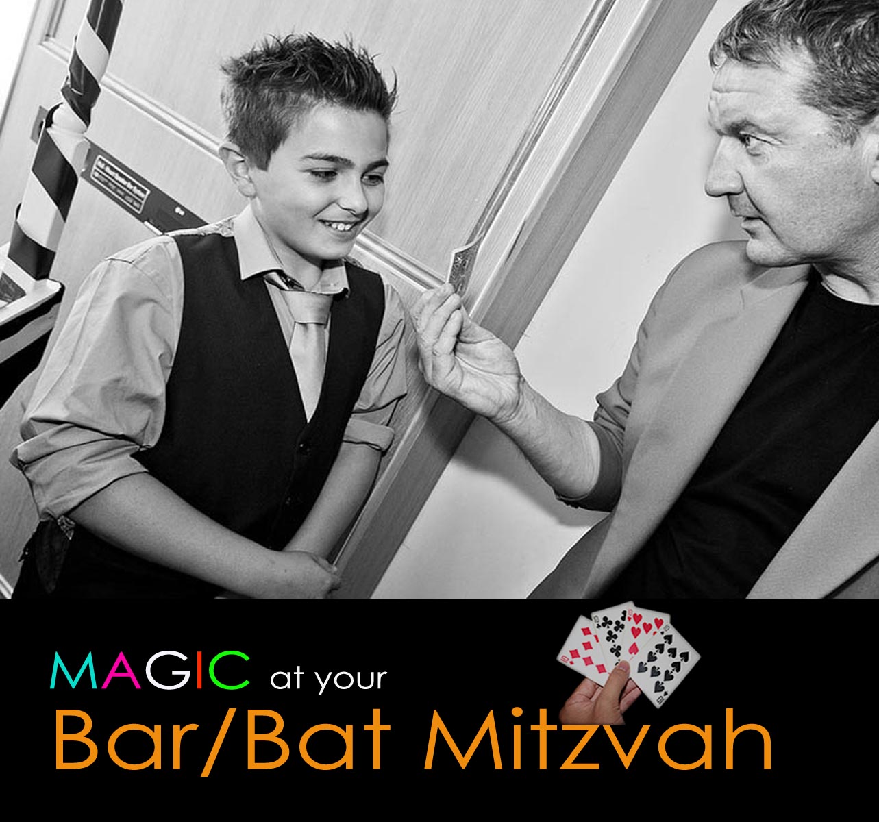 Magician Hire for BAR MITZVAH Magician